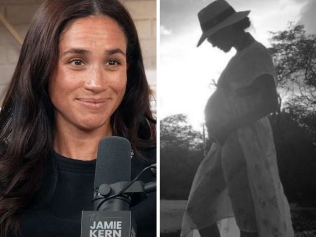 Meghan has offered rare insight into her pregnancies.