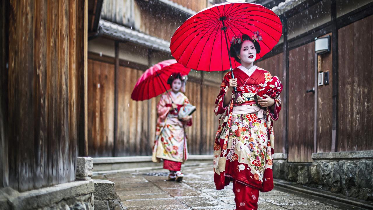 Tourists have also caused frustration among locals in other Japanese cities including Gion, Kyoto for harassing geisha. Picture: Getty Images