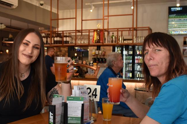 Celebrating the Melbourne Cup at the Carrollee Hotel in Kingaroy.