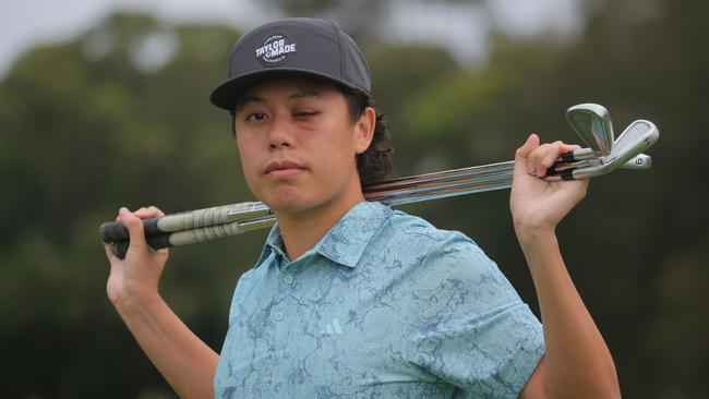 Brave young star’s promise after horror golf ball injury