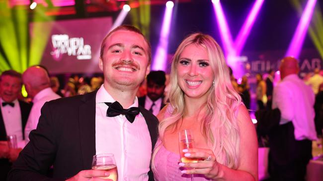 Maxwell Leary and Ashtyn Leary at Gold Coast Bulletin Women of the Year Awards Presented by Harvey Norman 2024. Picture, Portia Large.
