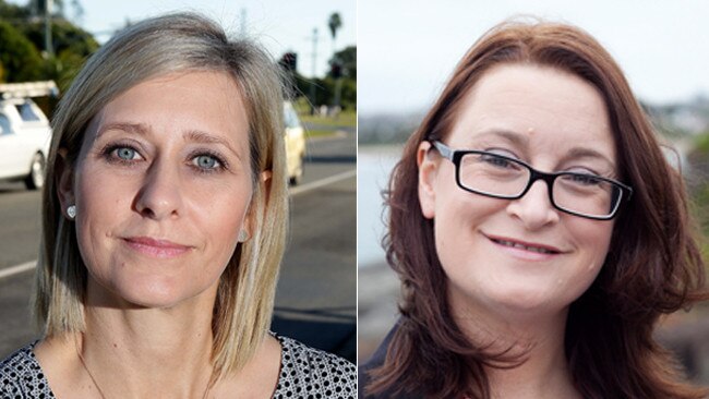 From left; Queensland MP Susan Lamb and Tasmanian MP Justine Keay were announced as the chair and secretary of the task force. Picture: Supplied