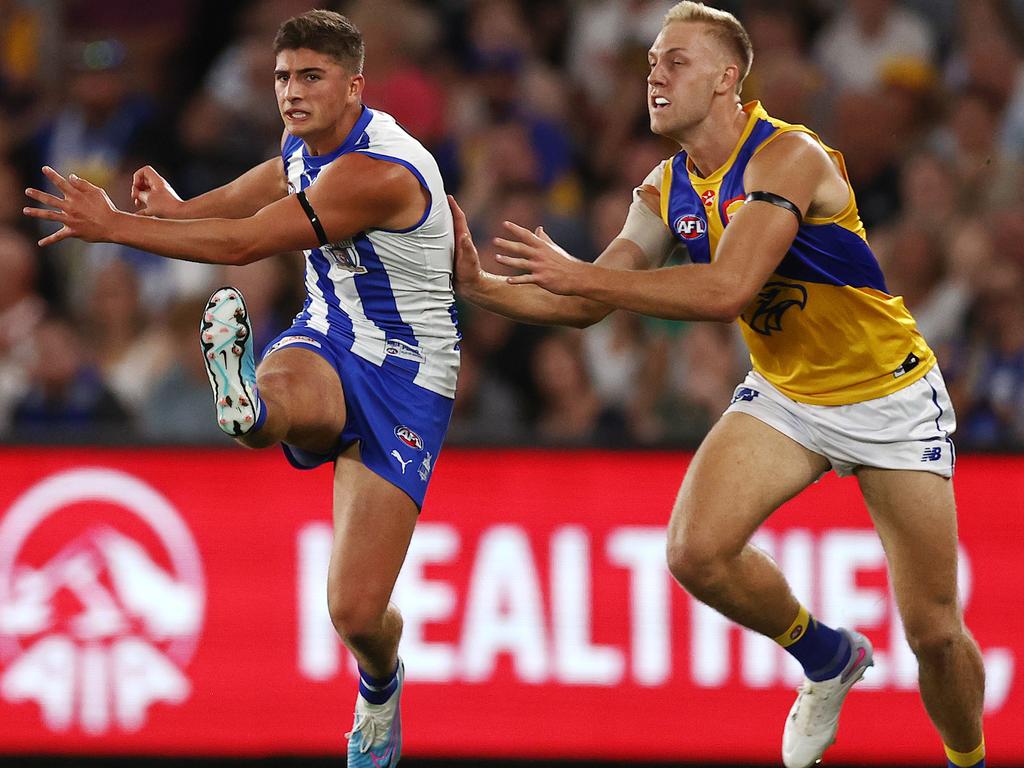 Harry Sheezel could have been an Eagle had West Coast held on to pick two. Picture: Michael Klein