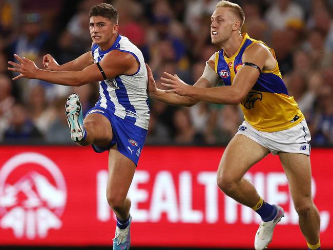 Harry Sheezel could have been an Eagle had West Coast held on to pick two. Picture: Michael Klein