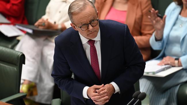 Anthony Albanese was a minister in the government of Kevin Rudd, when it let in the first of 50,000 illegal boat people to sail here under Labor. Picture: Martin Ollman