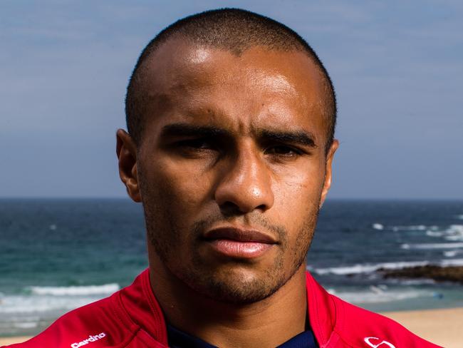 SYDNEY, AUSTRALIA - FEBRUARY 12: Will Genia of the Queensland Reds poses for photos during the Australian Super Rugby season launch at Horizons, South Maroubra beach on February 12, 2014 in Sydney, Australia. (Photo by Mark Nolan/Getty Images)