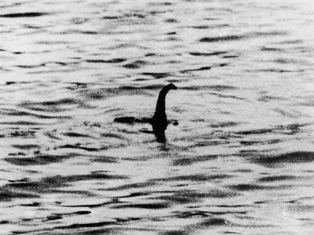 The Loch Ness monster, apparently captured in this 1934 photograph, has captured the public’s imagination for centuries. Picture: Keystone/Getty Images