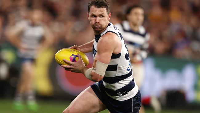 Can Patrick Dangerfield win his elusive flag? Picture by Michael Klein