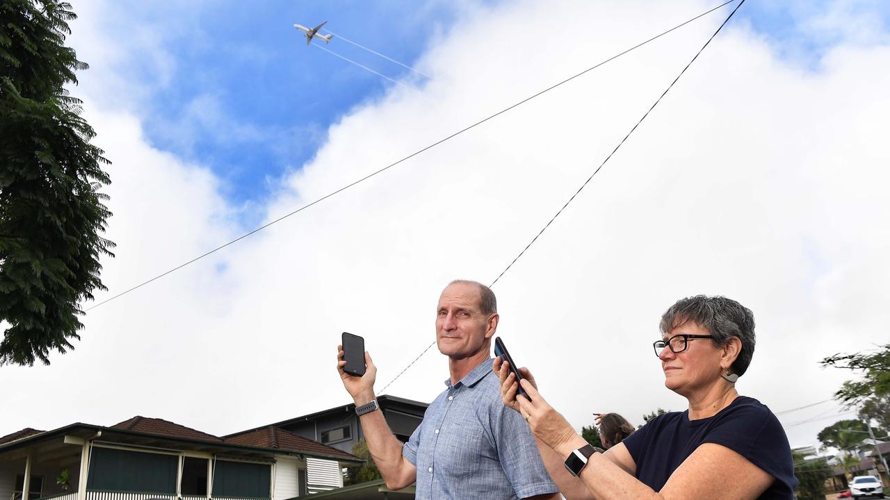 Some major party voters in Griffith turning to the Greens over airport noise. Residents pictured, Dianne McLay and Andy McLay. Photo: Patrick Woods.