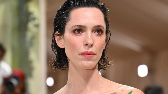 TOPSHOT - US actress and filmmaker Rebecca Hall arrives for the 2024 Met Gala at the Metropolitan Museum of Art on May 6, 2024, in New York. The Gala raises money for the Metropolitan Museum of Art's Costume Institute. The Gala's 2024 theme is âSleeping Beauties: Reawakening Fashion.â (Photo by Angela WEISS / AFP)