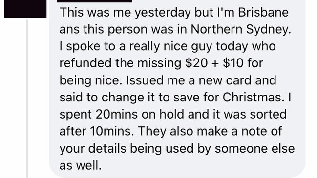 Another Woolworths shopper shares their story.