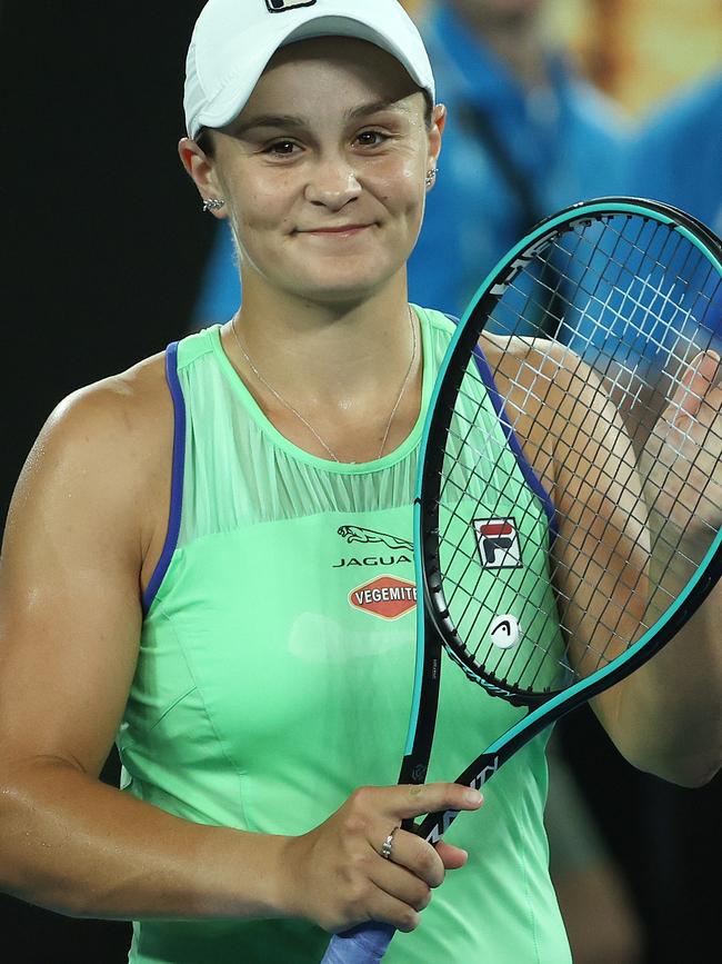 Worlds No. 1 Ash Barty today. Picture: Michael Klein