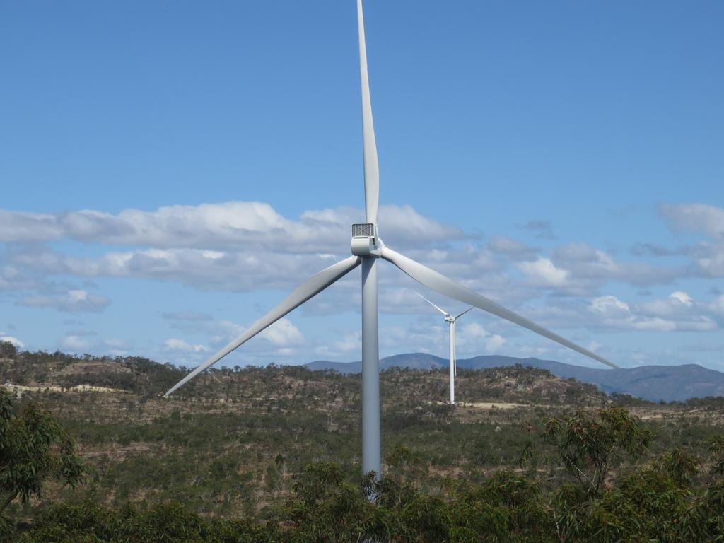 The 53 wind turbines at RATCH-Australia’s Mt Emerald Wind Farm powers more than 75,000 homes annually. Picture: David Anthony