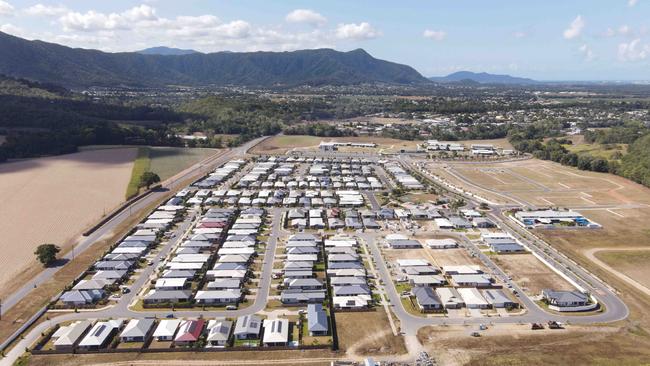 New home construction and house building under development at Mt Peter Estate in the Cairns southern growth corridor. Picture: Brendan Radke