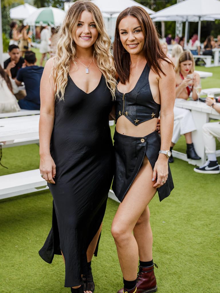 Abby Stephan and Ashlee Dare at the first night of The Star’s Garden Kitchen &amp; Bar's So-Cal on The Lawn. Picture: Adam Shaw