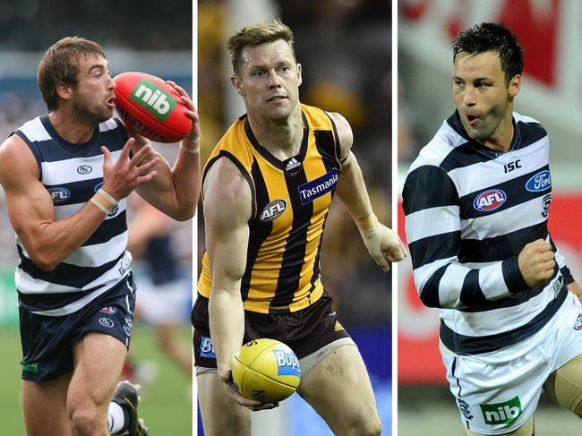 Corey Enright, Sam Mitchell, Jimmy Bartel