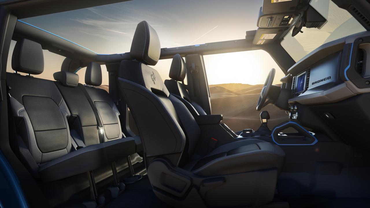 Bronco customers can remove the doors and roof to experience the elements.