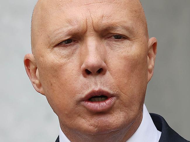 CANBERRA, AUSTRALIA NewsWire Photos AUGUST 27, 2021Defence Minister Peter Dutton during a press conference after the National Cabinet meeting. Picture: NCA NewsWire / Gary Ramage