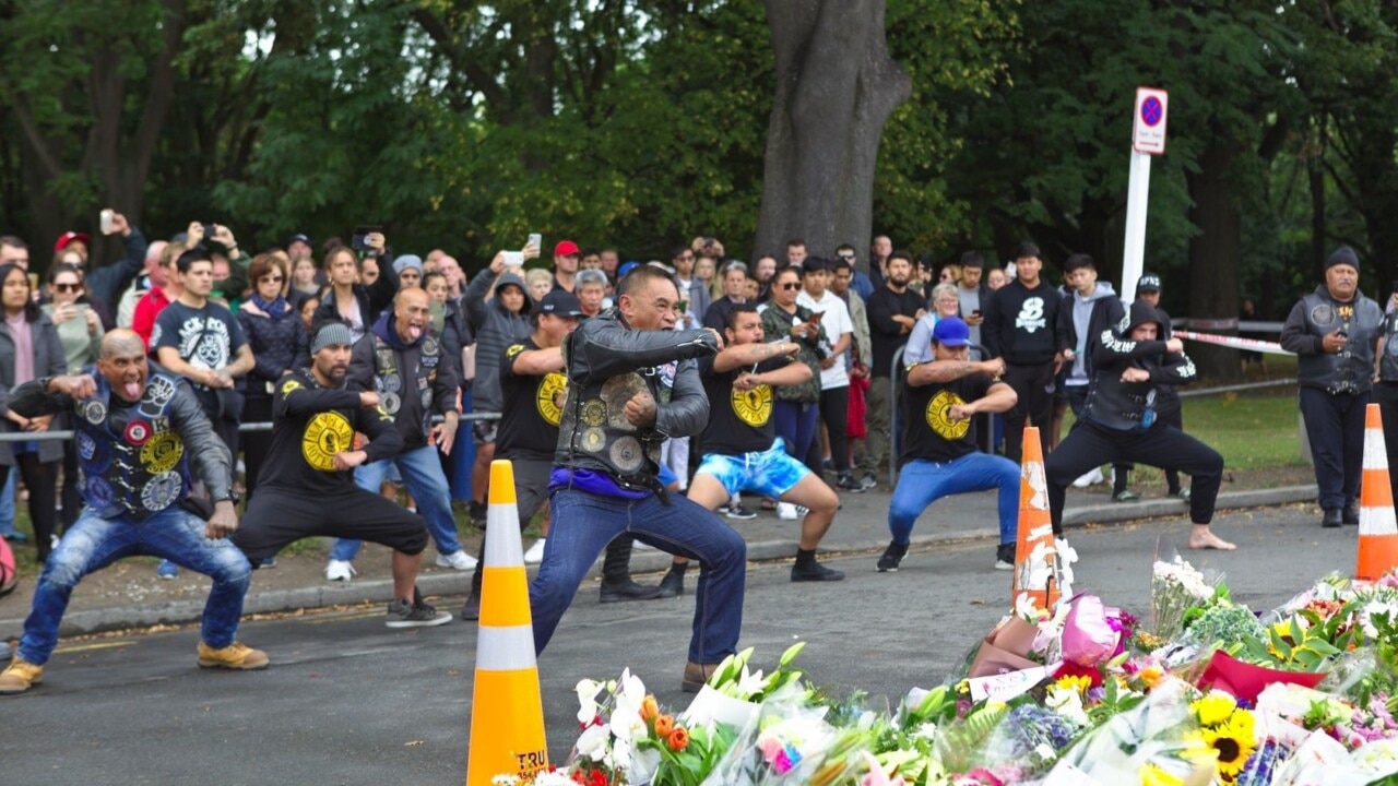 NZ biker group performs Haka tribute for Christchurch attack victims