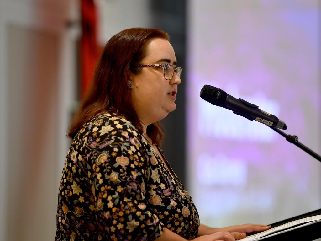 Mayoral debate at the The Ville. Event moderator Townsville Bulletin Editor Cas Garvey. Picture: Evan Morgan