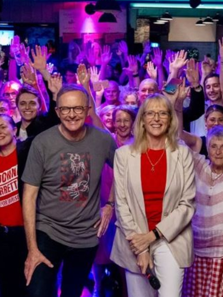 The pair pictured at Labor’s campaign for Brisbane in 2022. Picture: Instagram