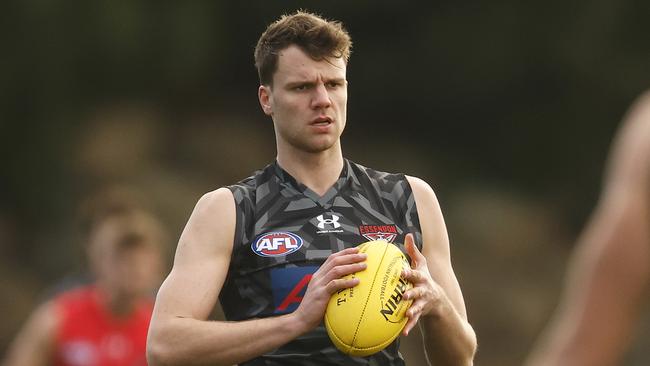 Jordan Ridley is putting up big SuperCoach numbers. Picture: Daniel Pockett/AFL Photos/via Getty Images