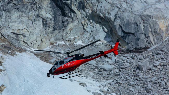 High flyer: Into the zone at Mount Everest. Picture: Foxtel