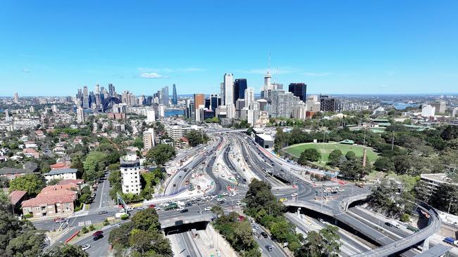 Roadworks on the freeway upgrade.