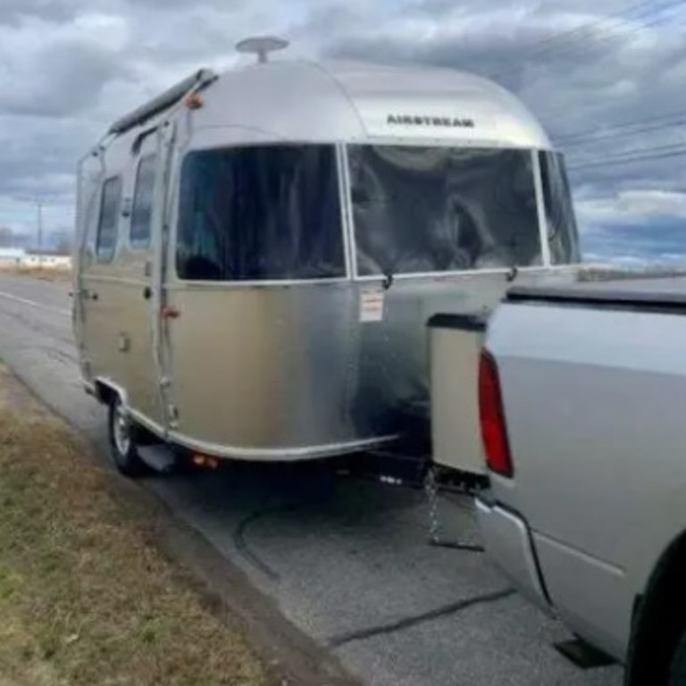 The 58-year-old was killed when the door of the family’s Airstream trailer flew open on a highway and she fell out. Picture: Troopers.ny.gov