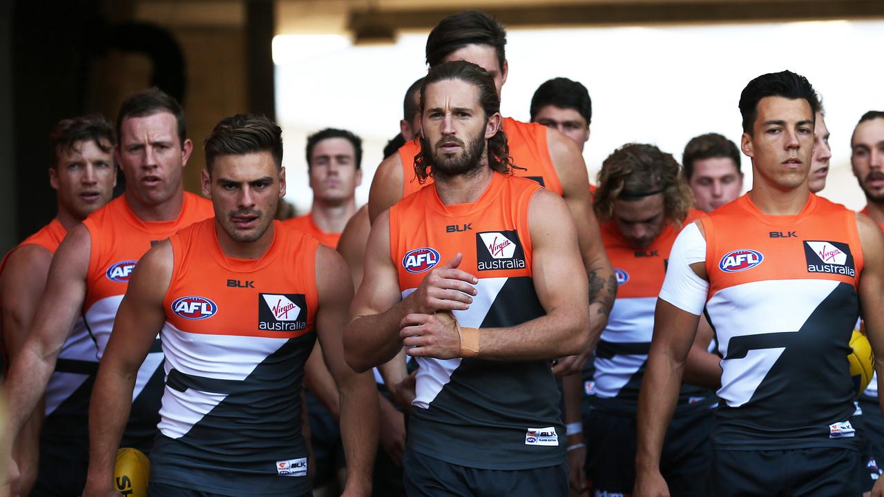 Callan Ward had reservatons about becoming GWS’ co-captain. Picture: Phil Hillyard
