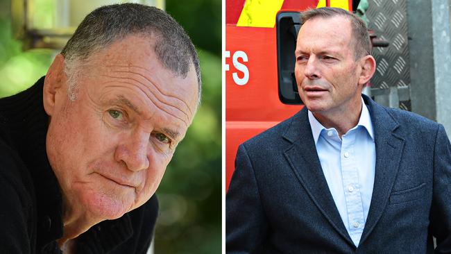 About the only thing Mike Carlton (left) and Tony Abbott have in common is their Queen's Birthday Honour.