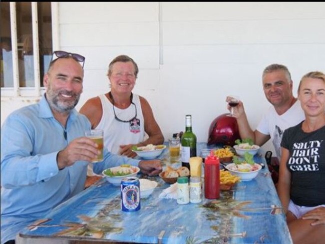 Mark Shea, Jeff Hassell and John Nikolic and Yvette Nikolic.