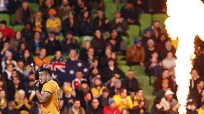 About 20,000 fans attended the rugby match. Picture: Darrian Traynor/Getty Images