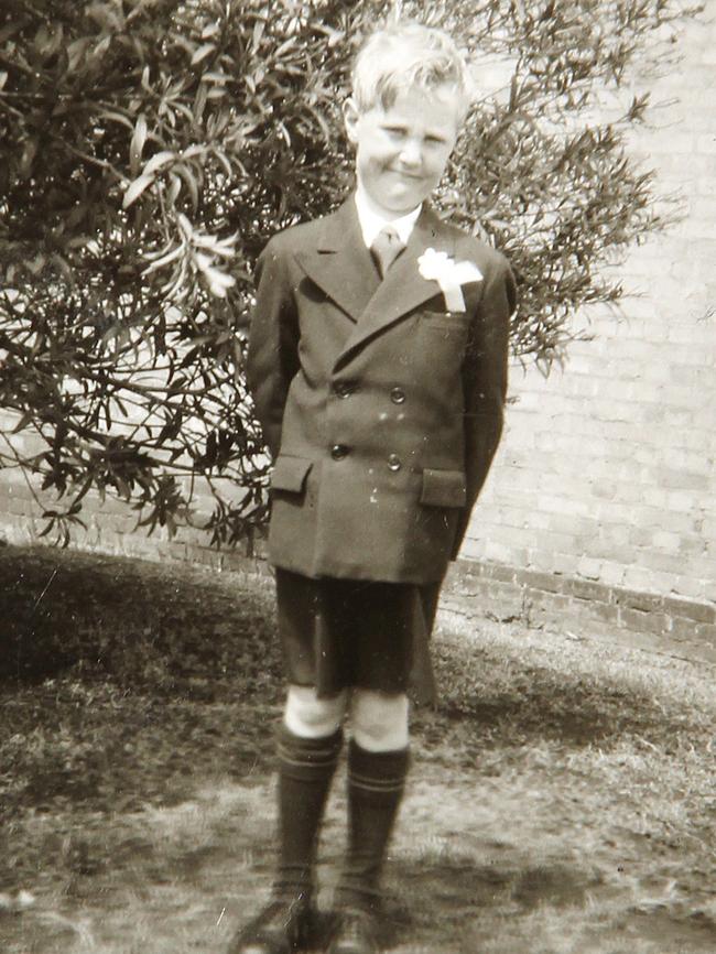 Bert Wrout pictured as an innocent lad. Pic: Supplied