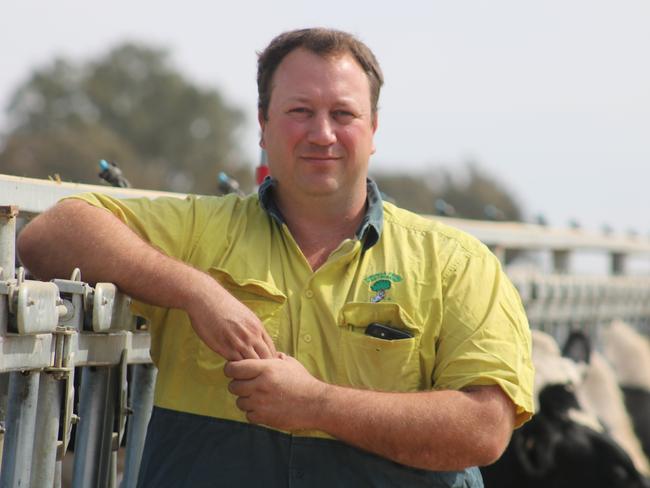 Lachlan Marshall runs a 900-cow family business at Blighty. Picture: Riverina Herald 