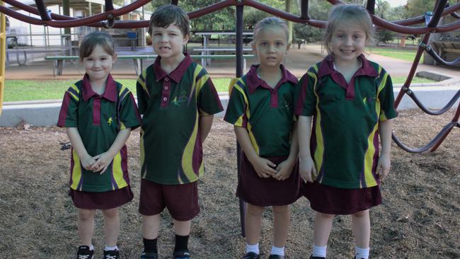 Yandaran State School Preps.Including: Kaitlyn Boon, Emmet Maher, Rachael Wendt and Samara.