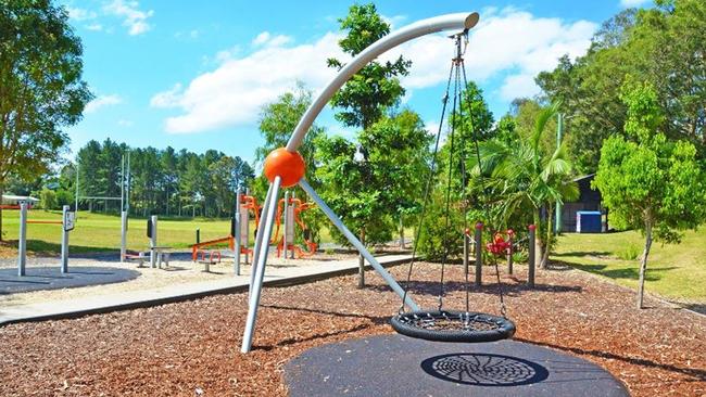 There are concerns for child safety after used syringes were found at the children's playground at Clifford Park, Goonellabah. Photo: Lismore City Council.