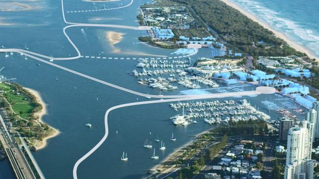 The Gold Coast Spit masterplan is being rolled out.