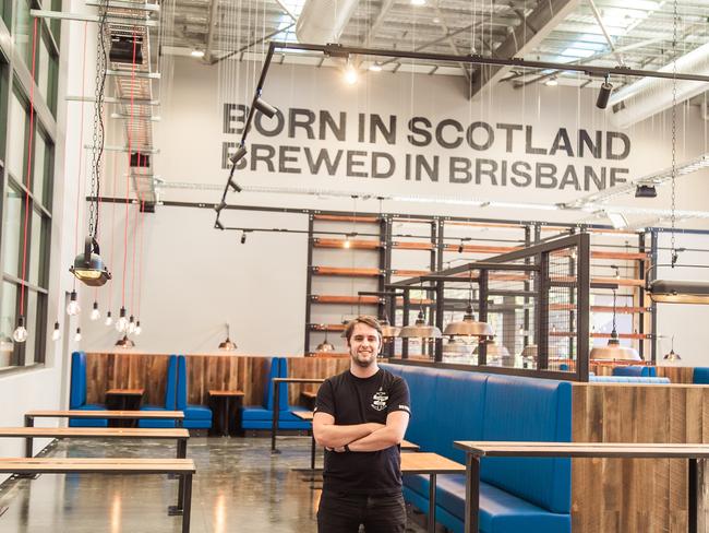 BrewDog operations manager Calvin McDonald at the new Murarrie venue