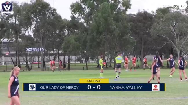 Replay: Our Lady of Mercy College v Yarra Valley Grammar - Herald Sun Shield Division 2 Intermediate girls