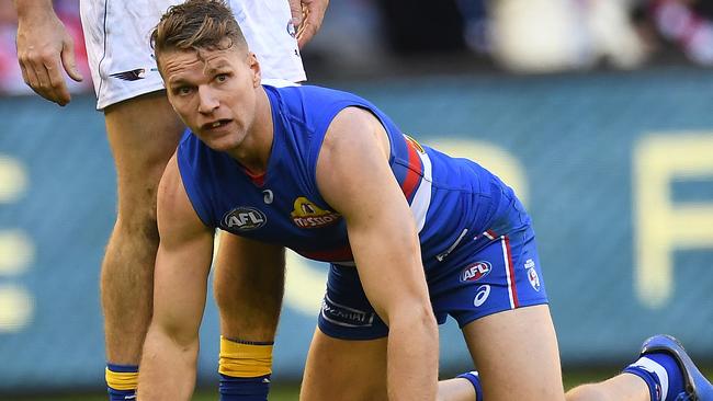 Should the Bulldogs look at trading Jake Stringer? Picture: AAP Images