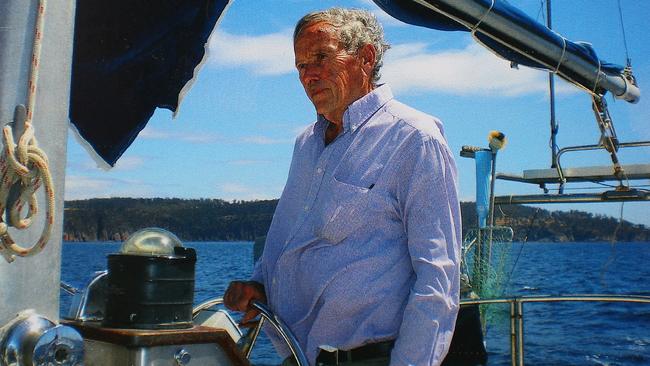 Bob Chappell on the Four Winds shortly before his disappearance. Picture: Supplied