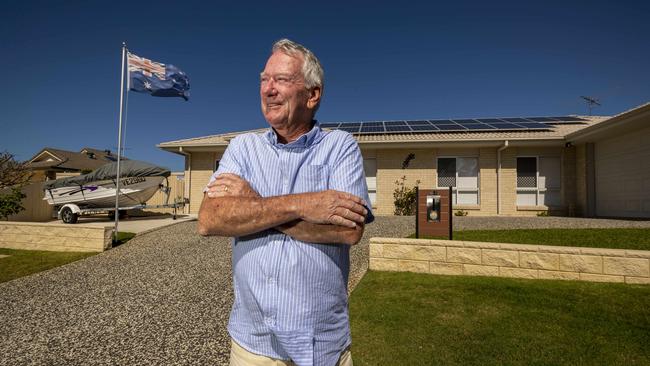 Bribie Island local Darryl Ovenden: ‘I love (Pauline hanson). She says what we’re not going to say’. Picture: Glenn Hunt