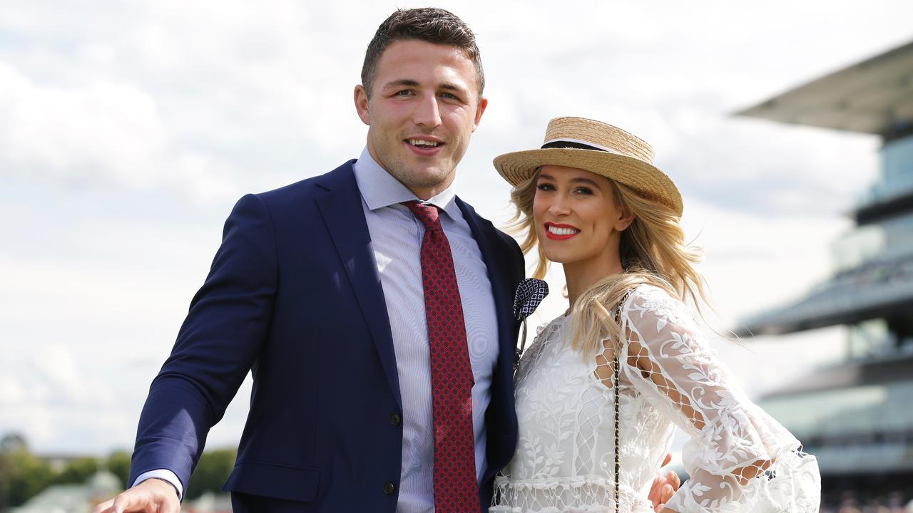 The pair were once the glamour couple of the NRL. Picture: Christian Gilles