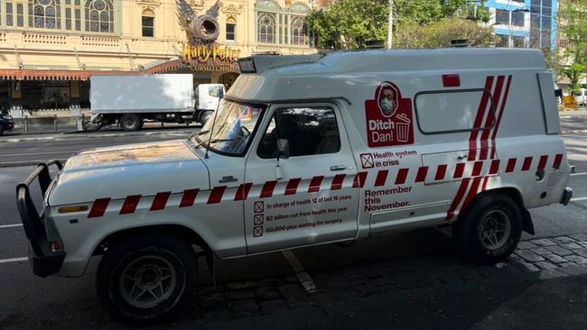 The vintage ambulance has been dubbed the ‘ditch Danmobile’.