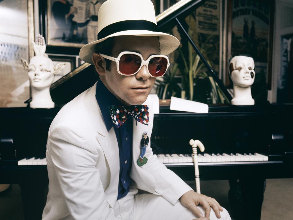 Elton John, Sunglasses, c. 1973 - Vintage Print - Rock Photography