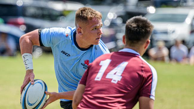 NSW won the first battle with Queensland in the annual U15s series. Picture: Supplied: James Auclair/Reds Media