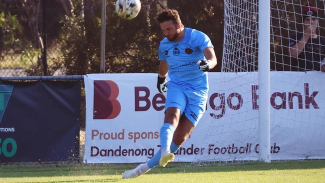 Pierce Clark in action for Dandenong Thunder. Picture: Dandenong Thunder Facebook