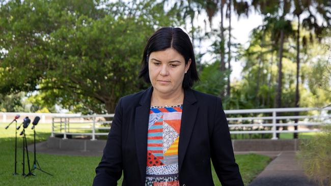 Chief Minister Natasha Fyles has maintained euthanasia is an issue her government will not rush through parliament. Picture: Liam Mendes/The Australian