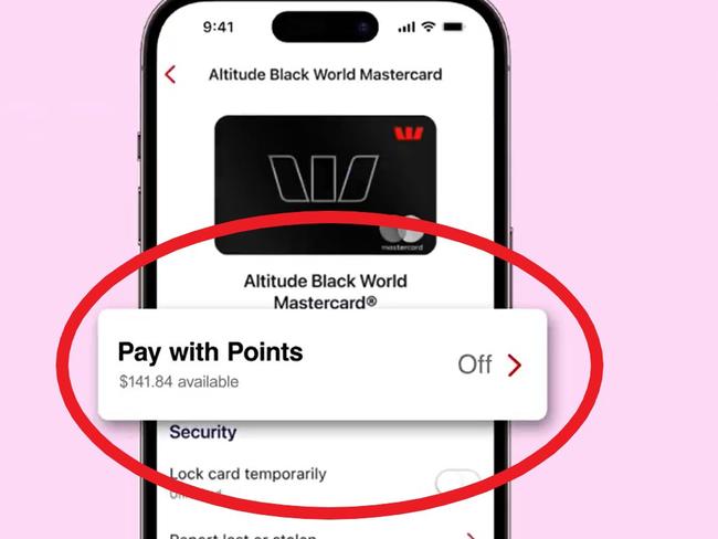 Westpac customers can now use their points to make everyday purchases. Picture: Supplied